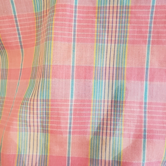 Vintage Hunter's Glen Pink Plaid Top - Picture 10 of 11